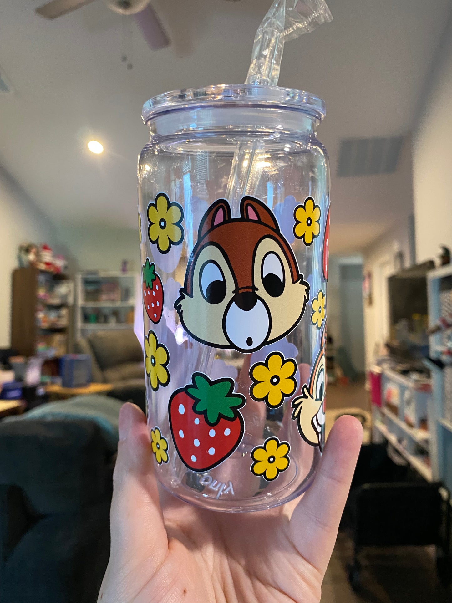 Chipmunks Plastic Libbey