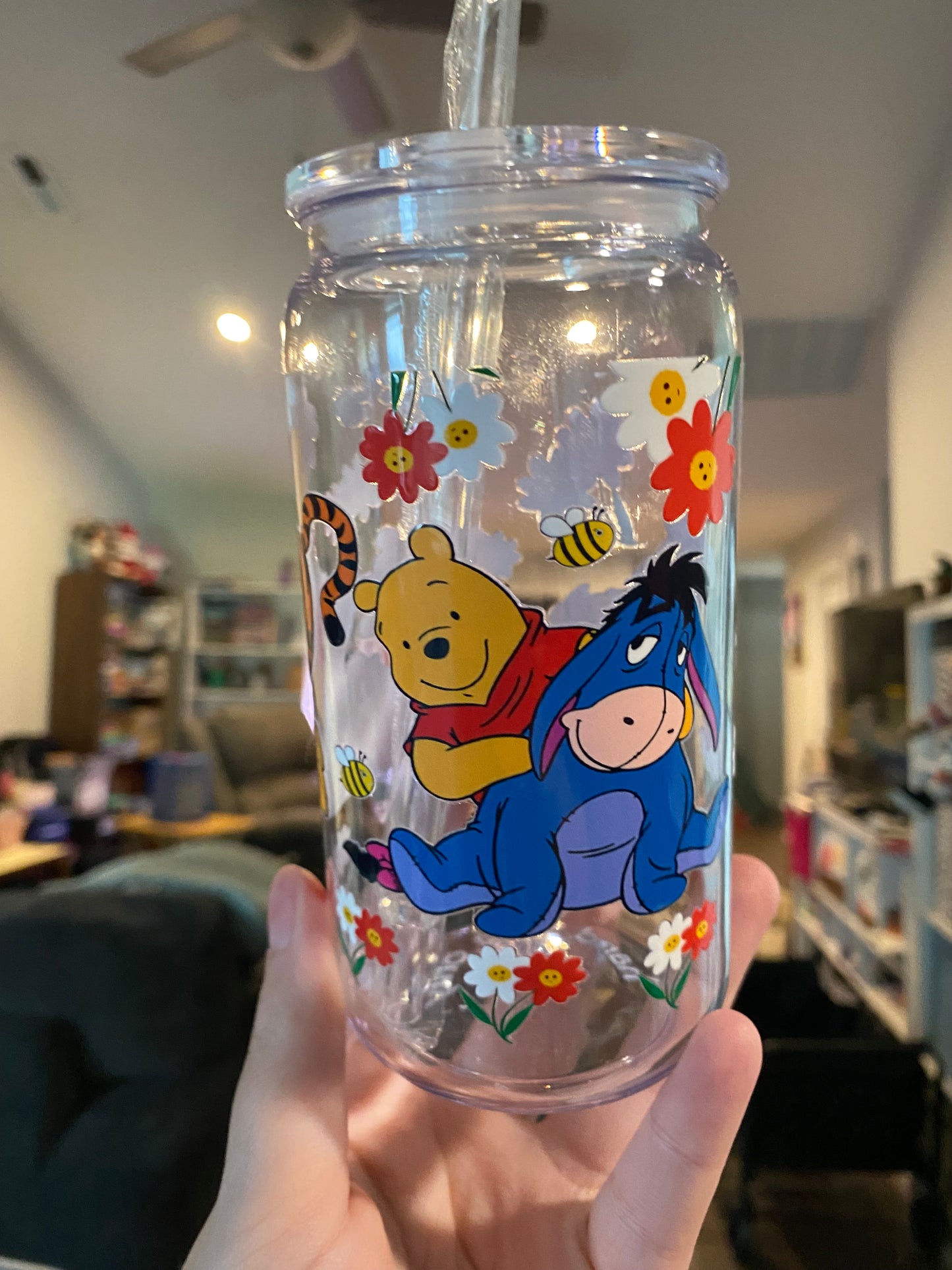 Honey Bear and Friends Outline Plastic Libbey
