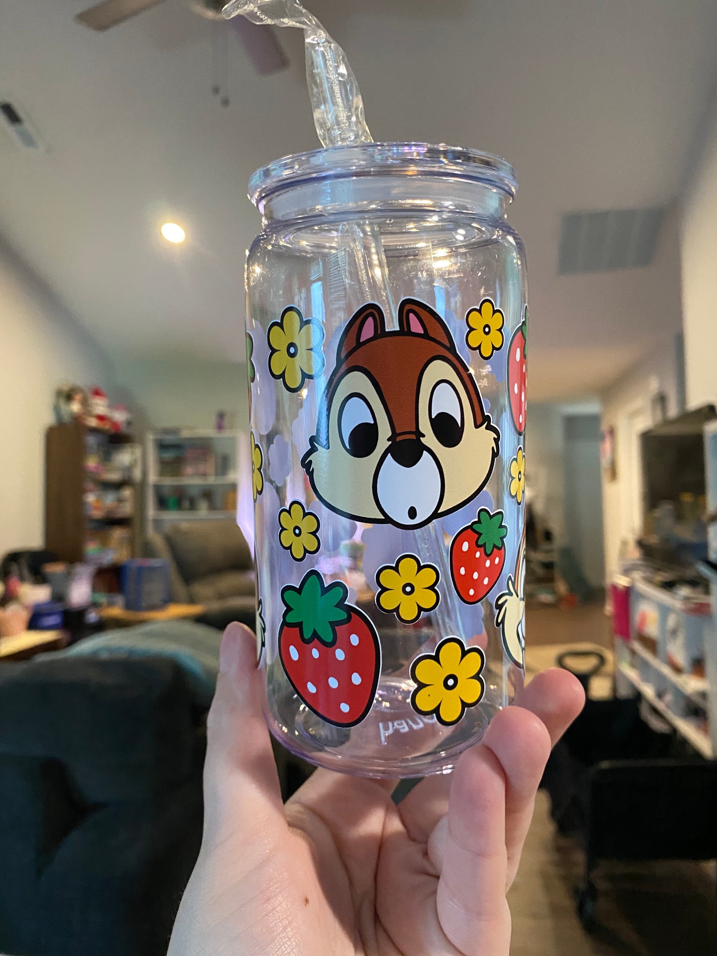 Chipmunks Plastic Libbey