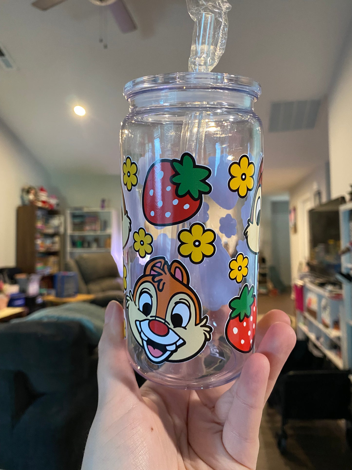 Chipmunks Plastic Libbey