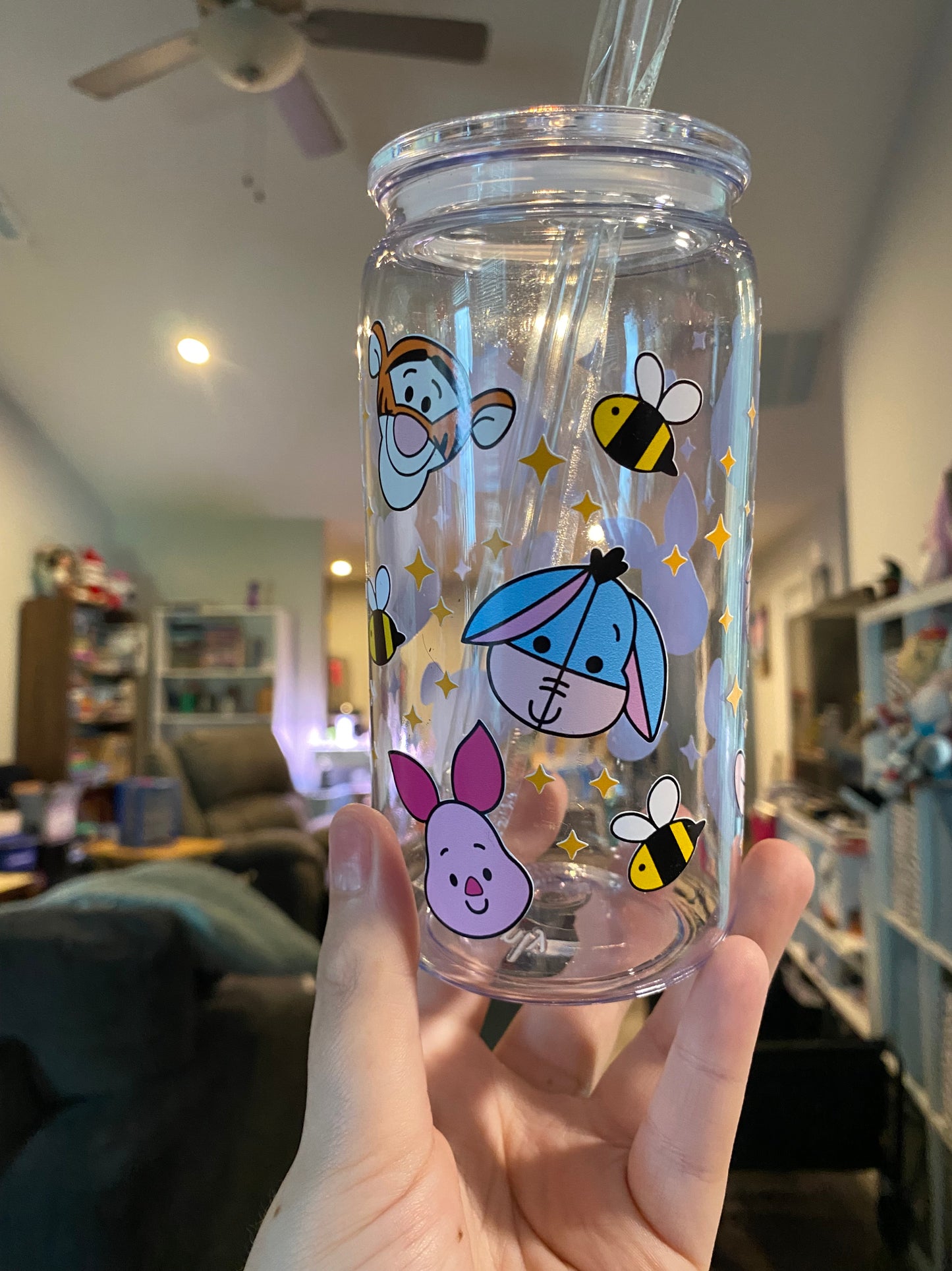 Bear and Friends Heads Plastic Libbey