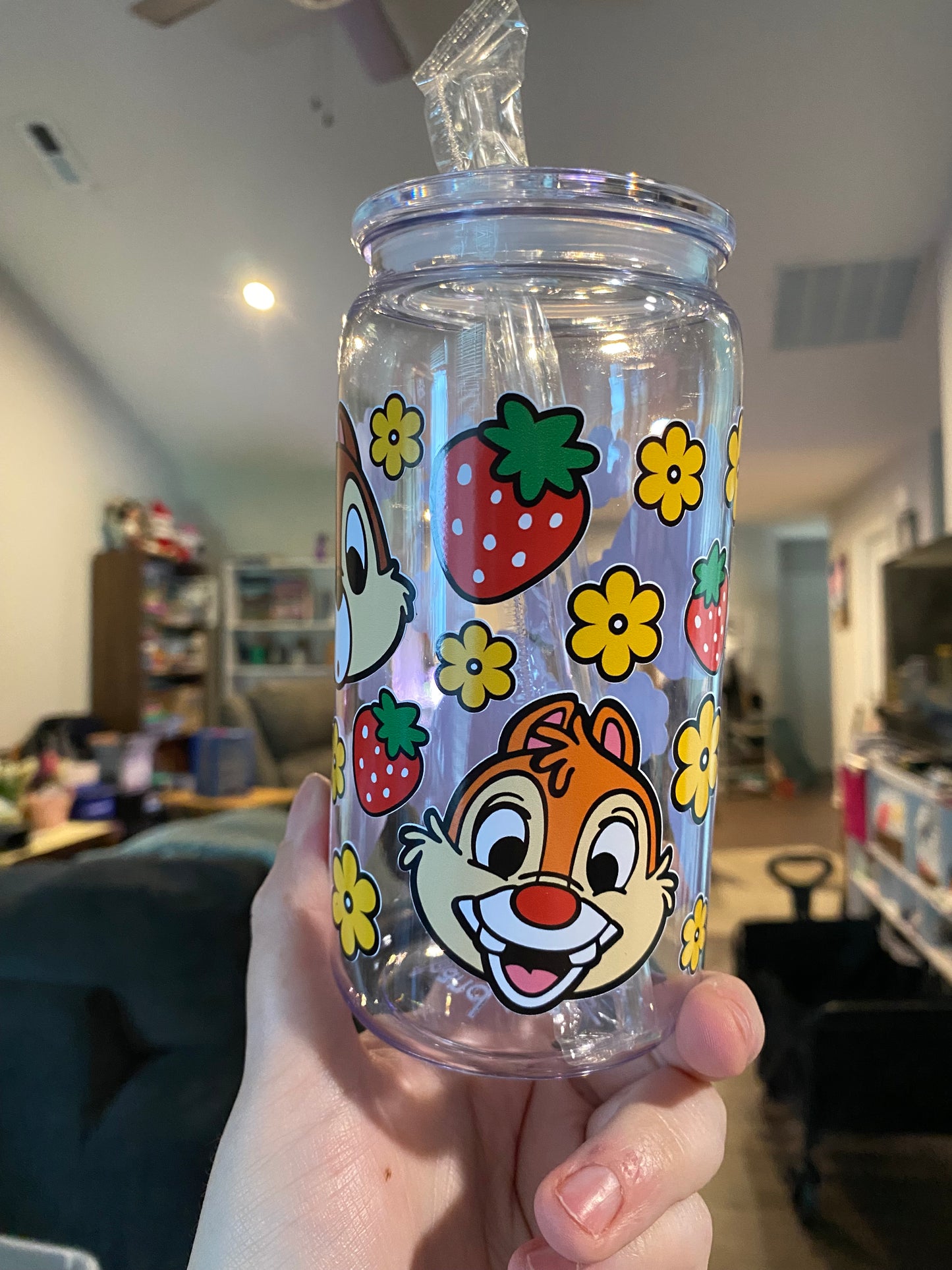 Chipmunks Plastic Libbey