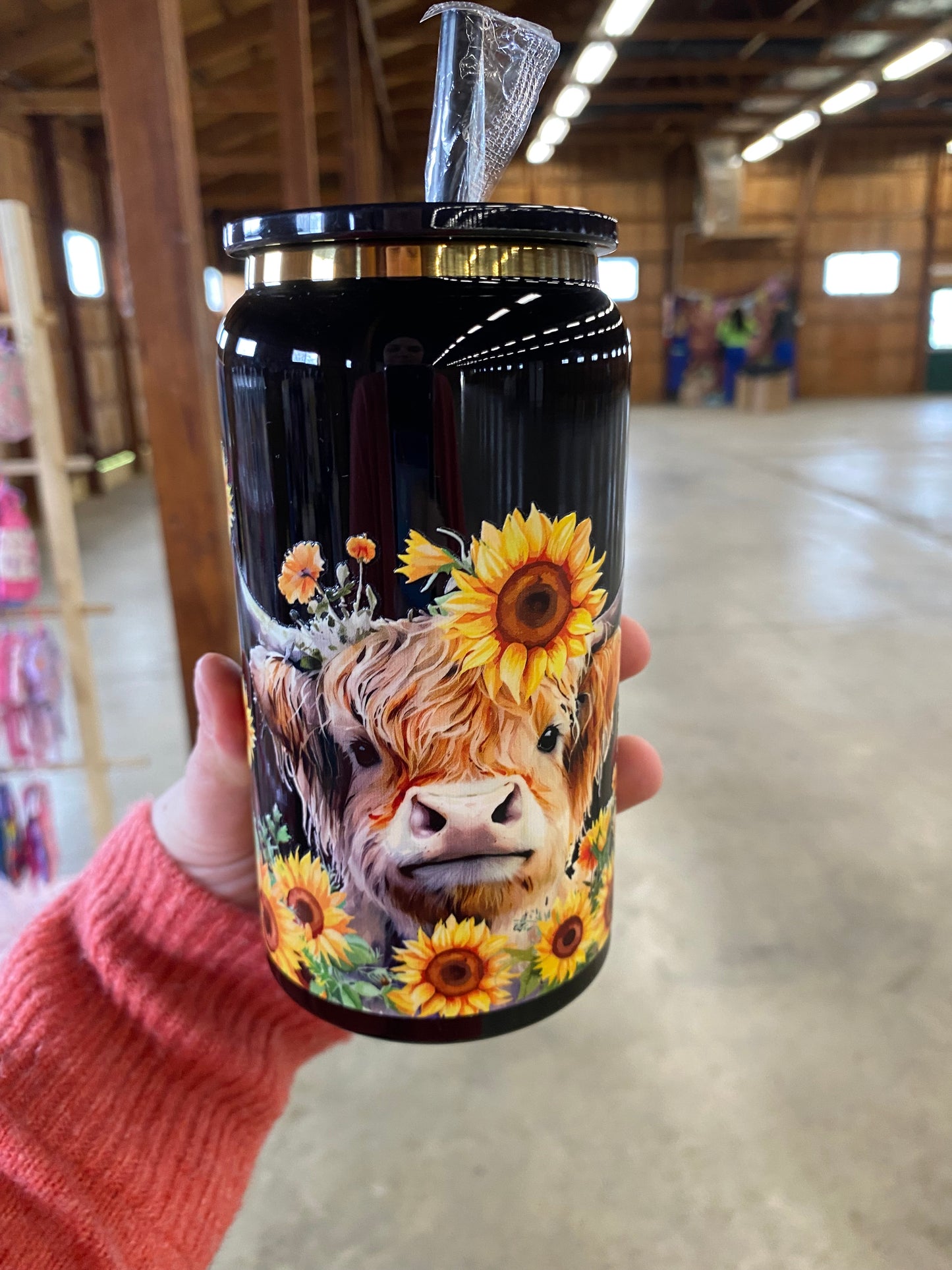 Sunflower Cow Stainless Steel