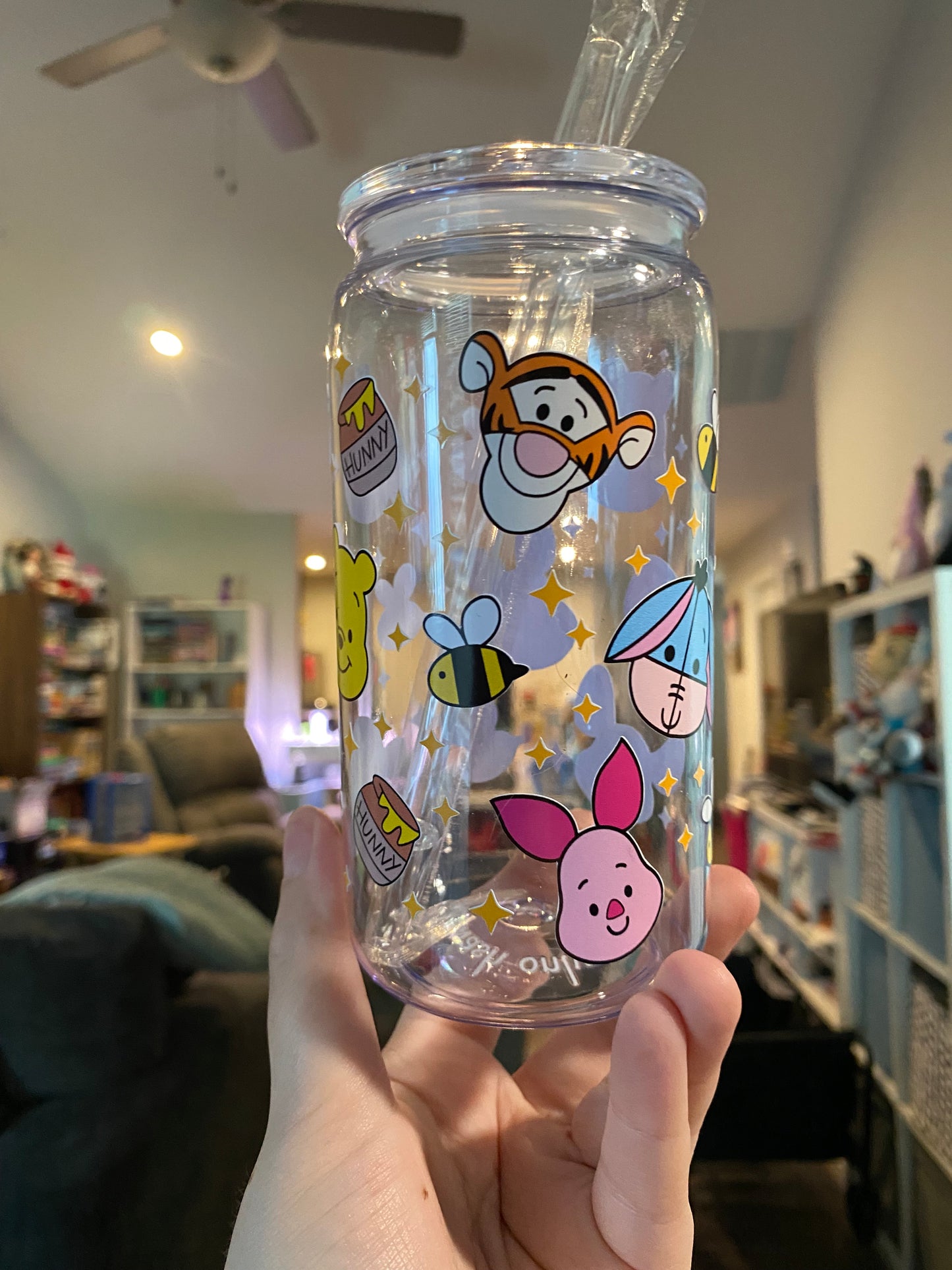 Bear and Friends Heads Plastic Libbey