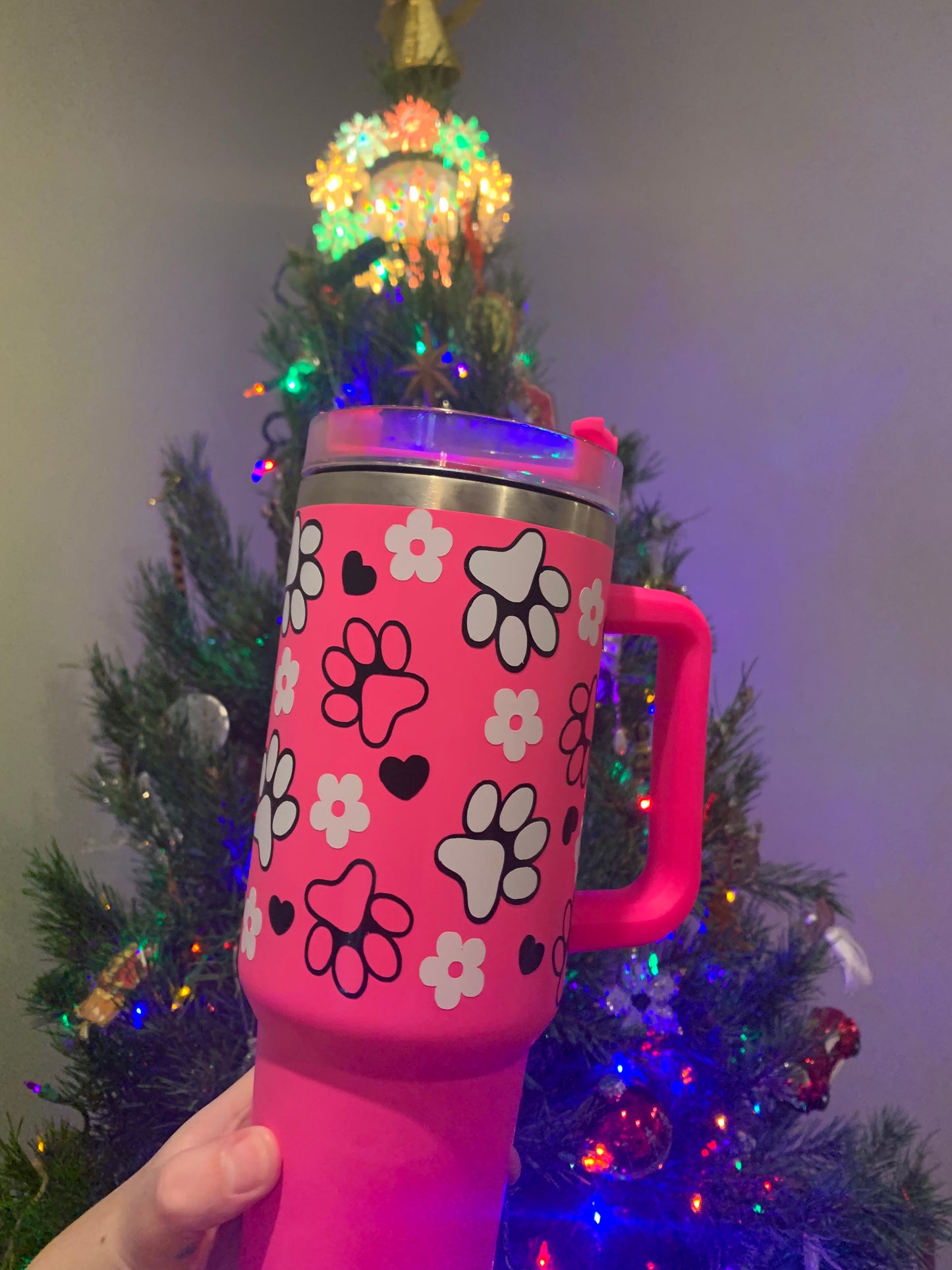 Pink Dog Mom 40 oz