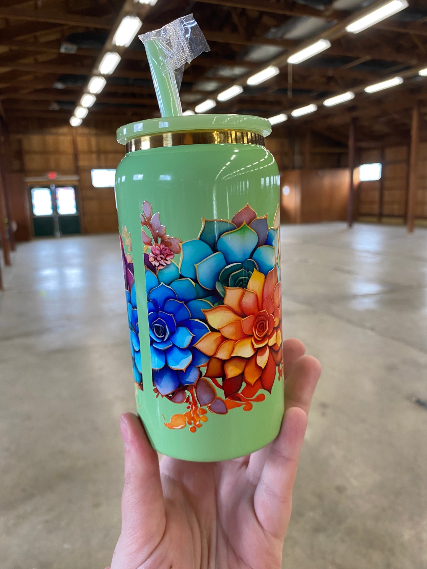 Neon Succulent Stainless Steel