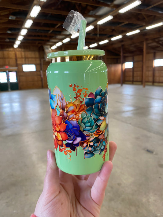 Neon Succulent Stainless Steel