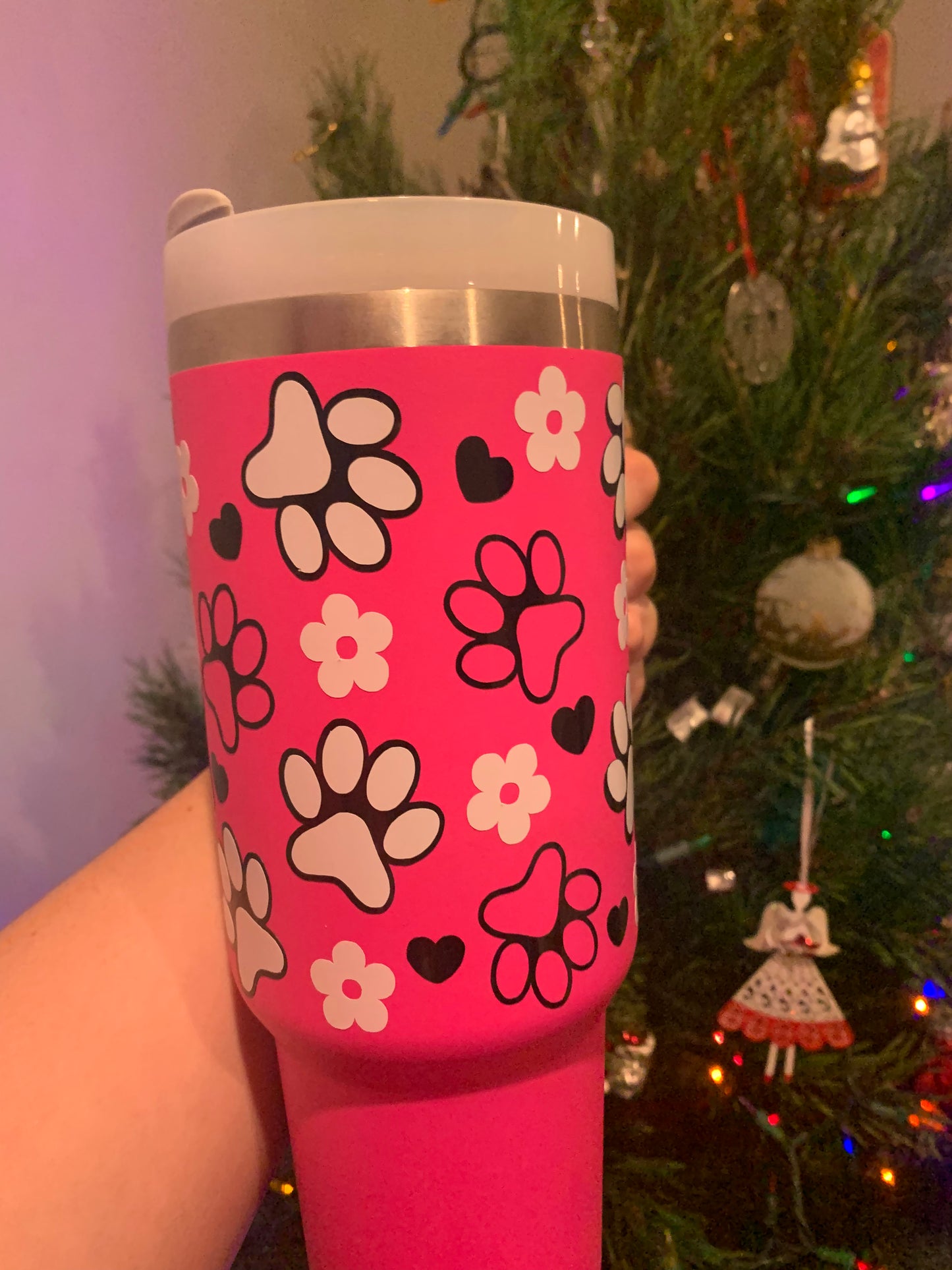 Pink Dog Mom 40 oz