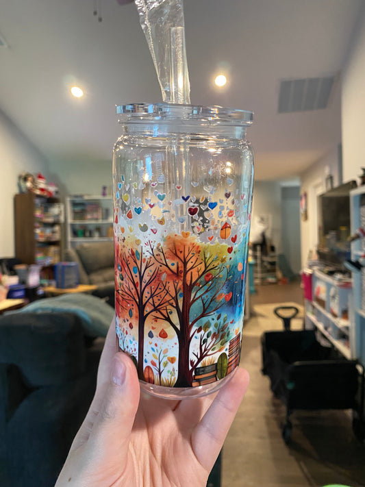 Books and Trees Plastic Libbey