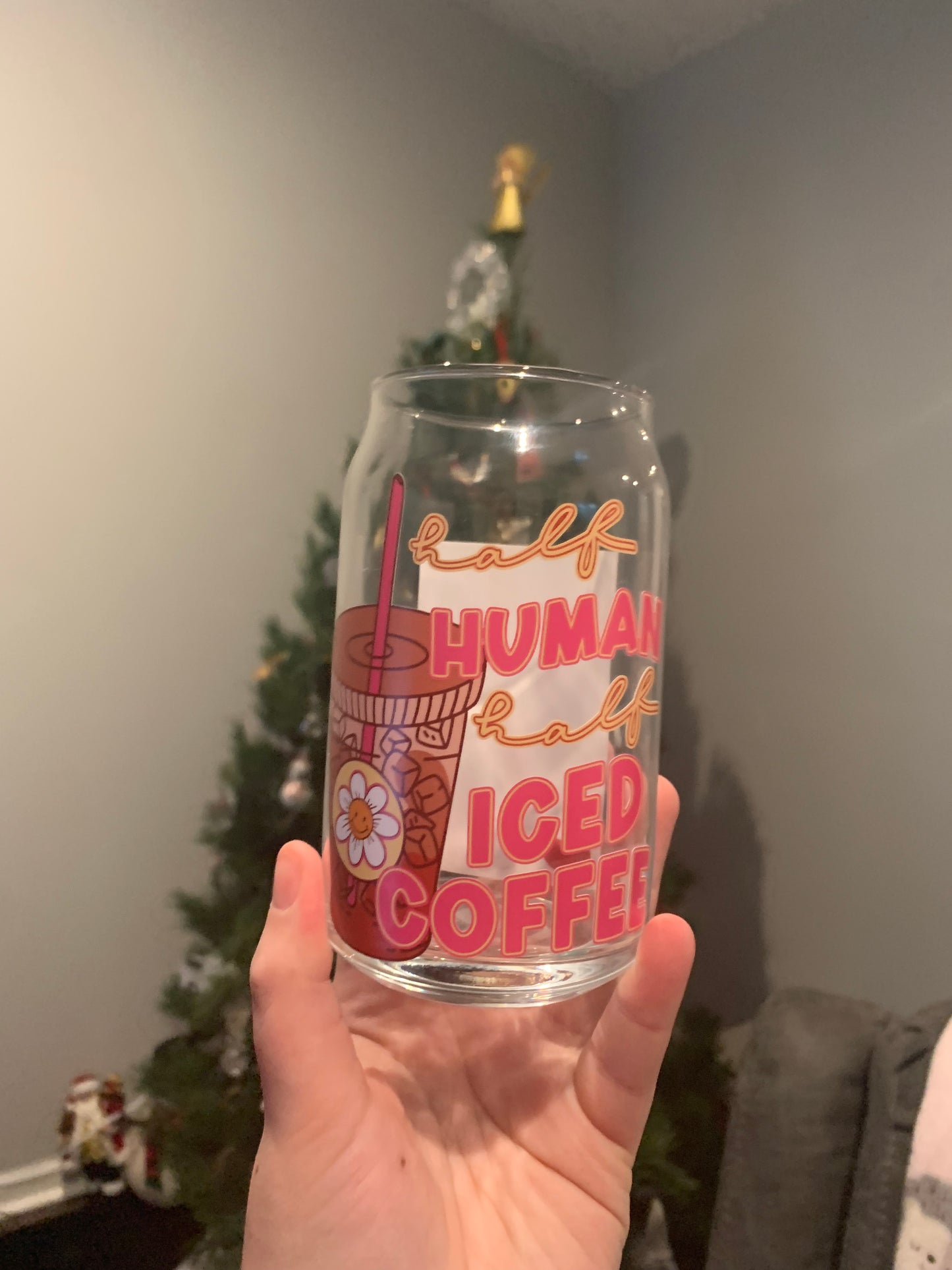 Half Human Half Iced Coffee 16 oz