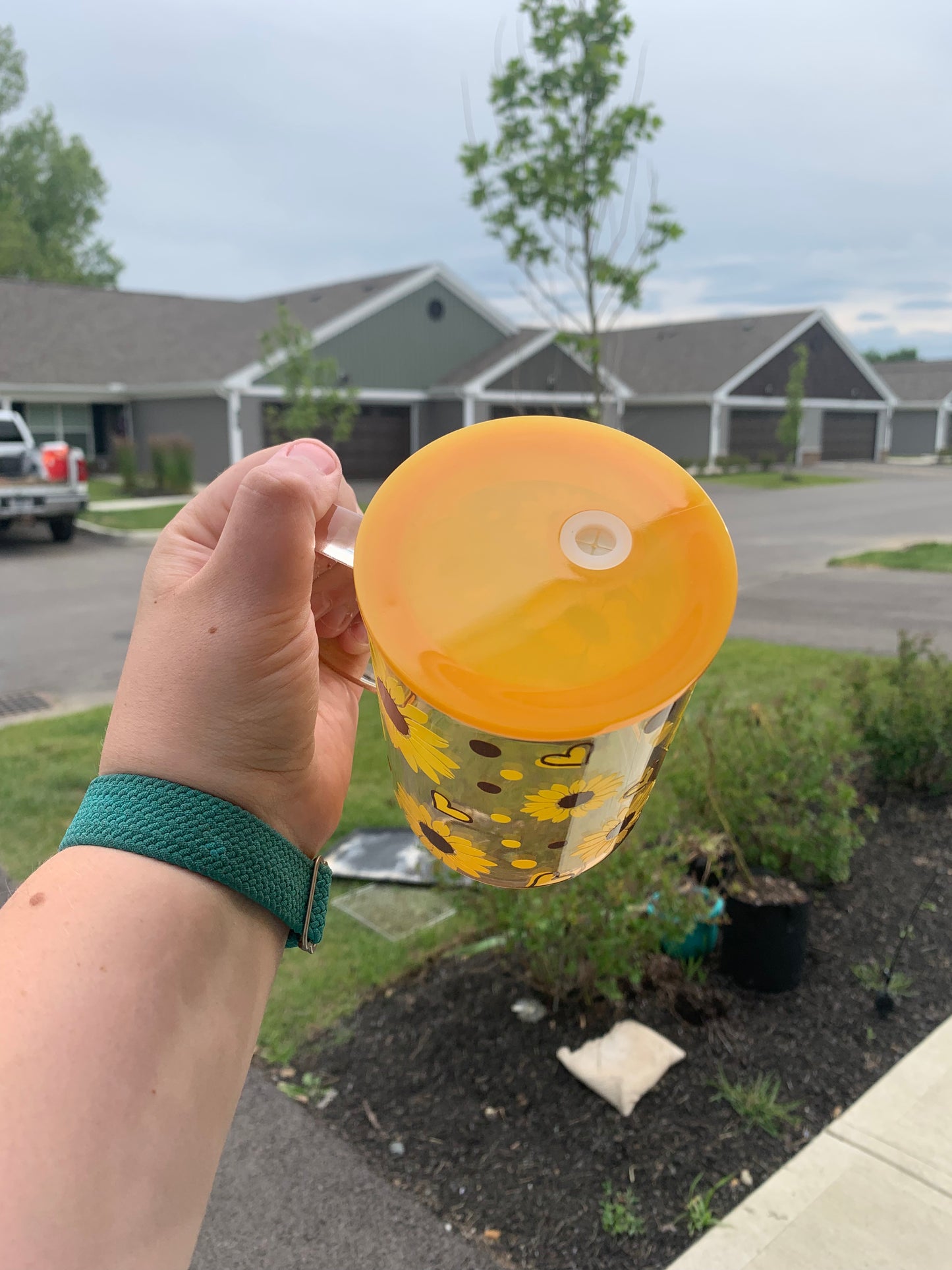 Sunflower Glass Mug