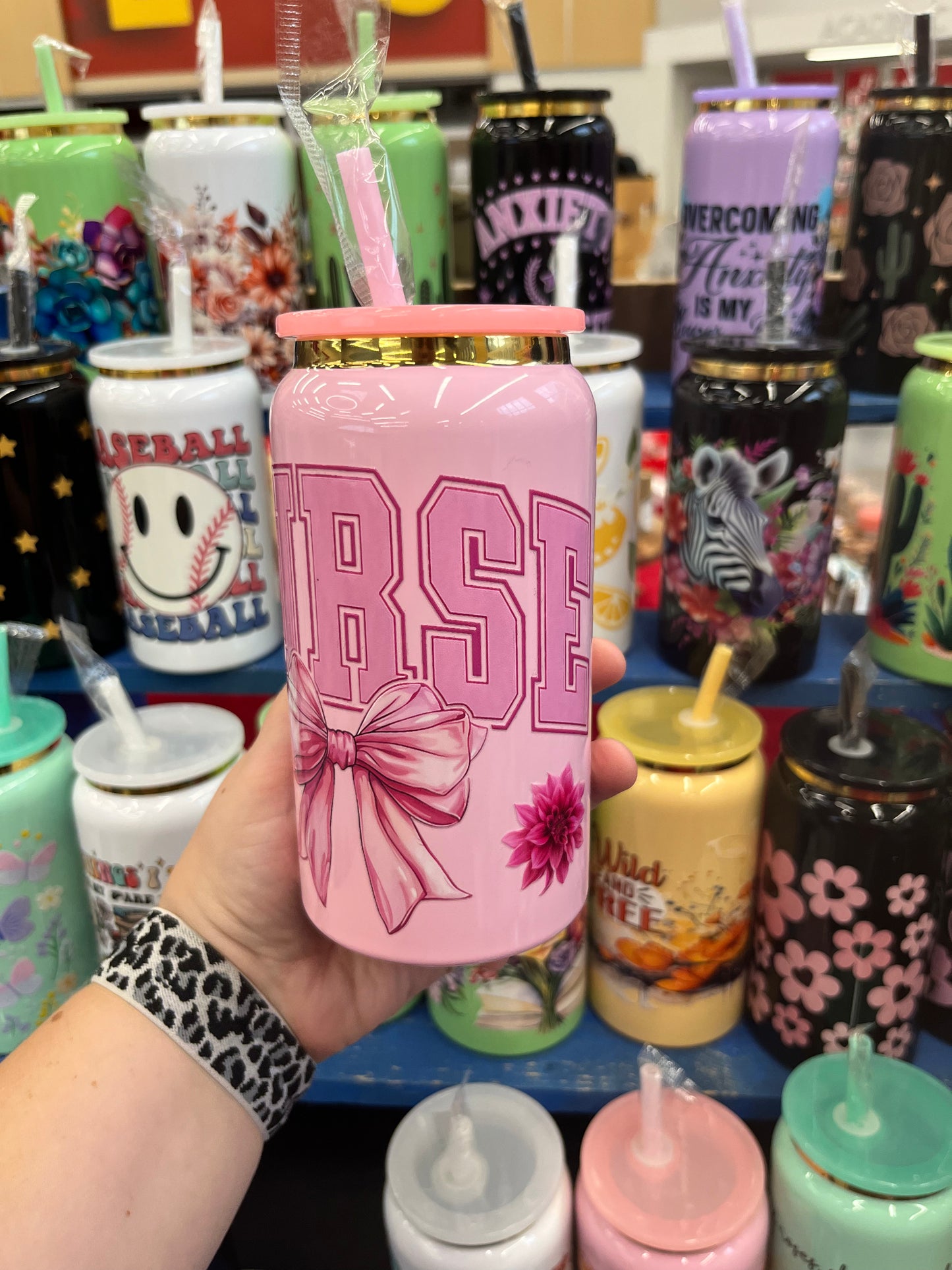 Nurse and Bow Stainless Steel