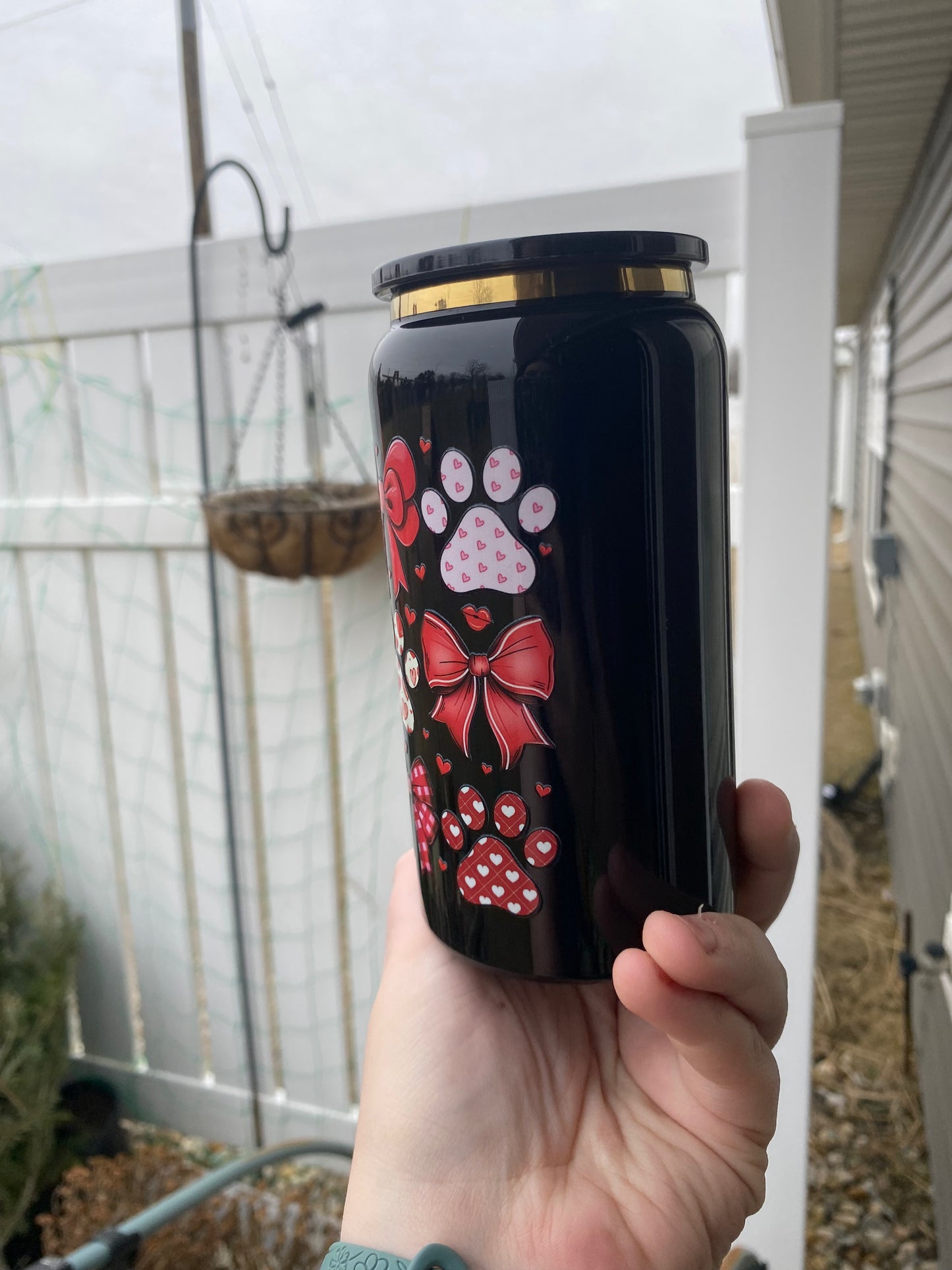 Bows and Paws Stainless Steel