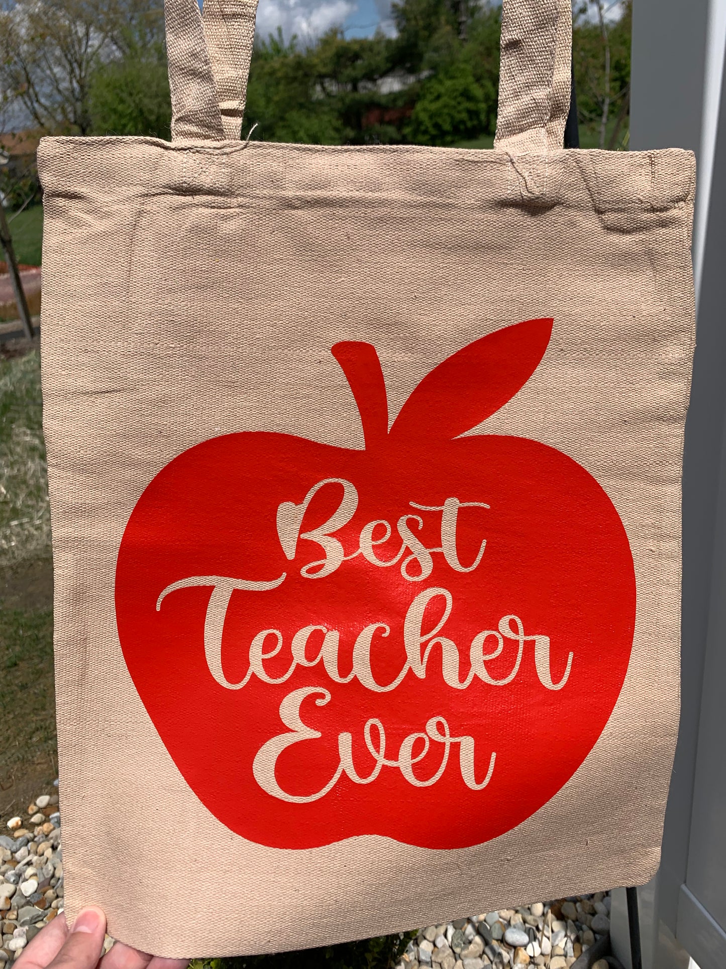 Best Teacher Canvas Bag