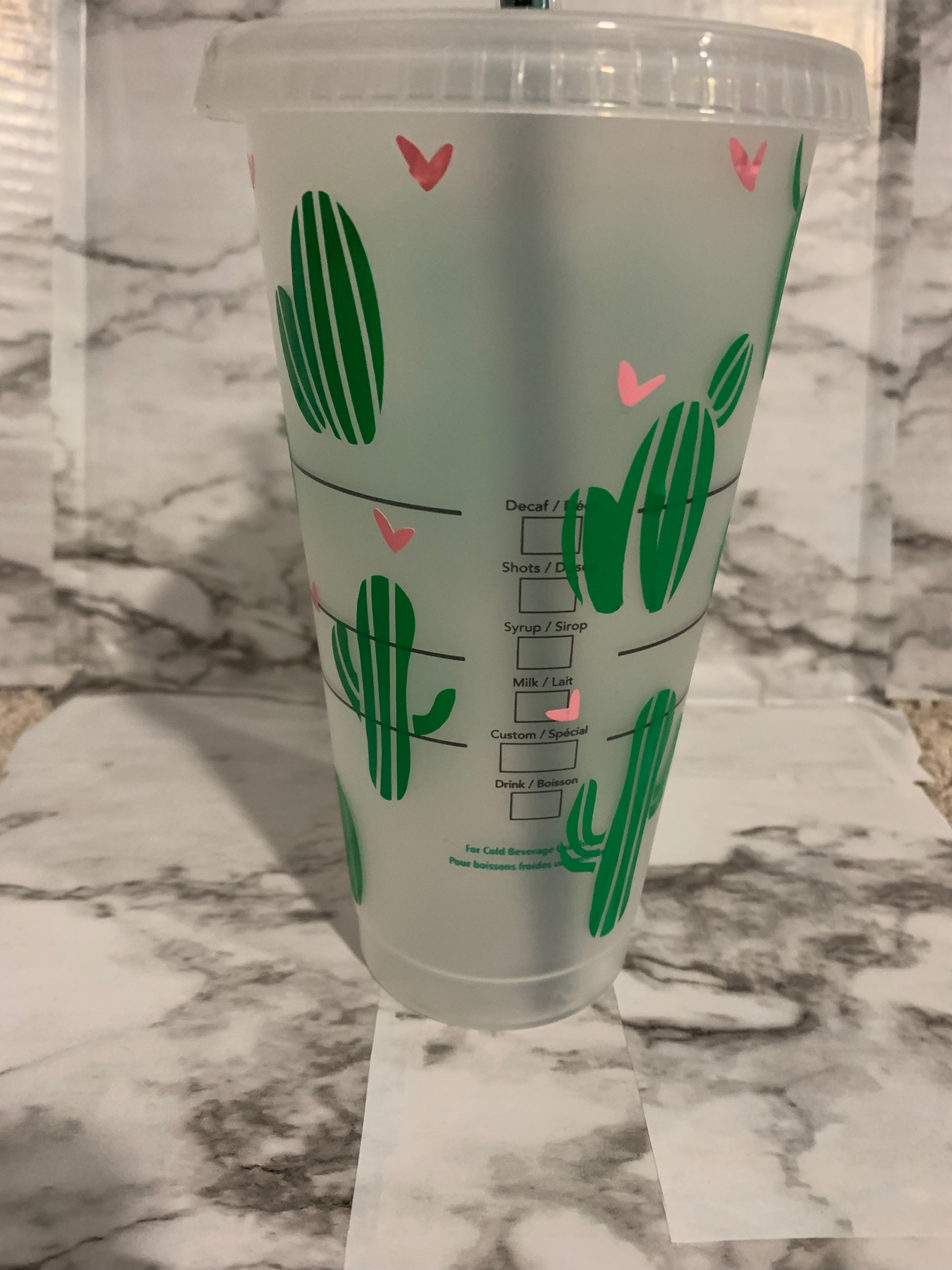 Cactus Starbucks Reusable Cold Cups – Creations By Serena