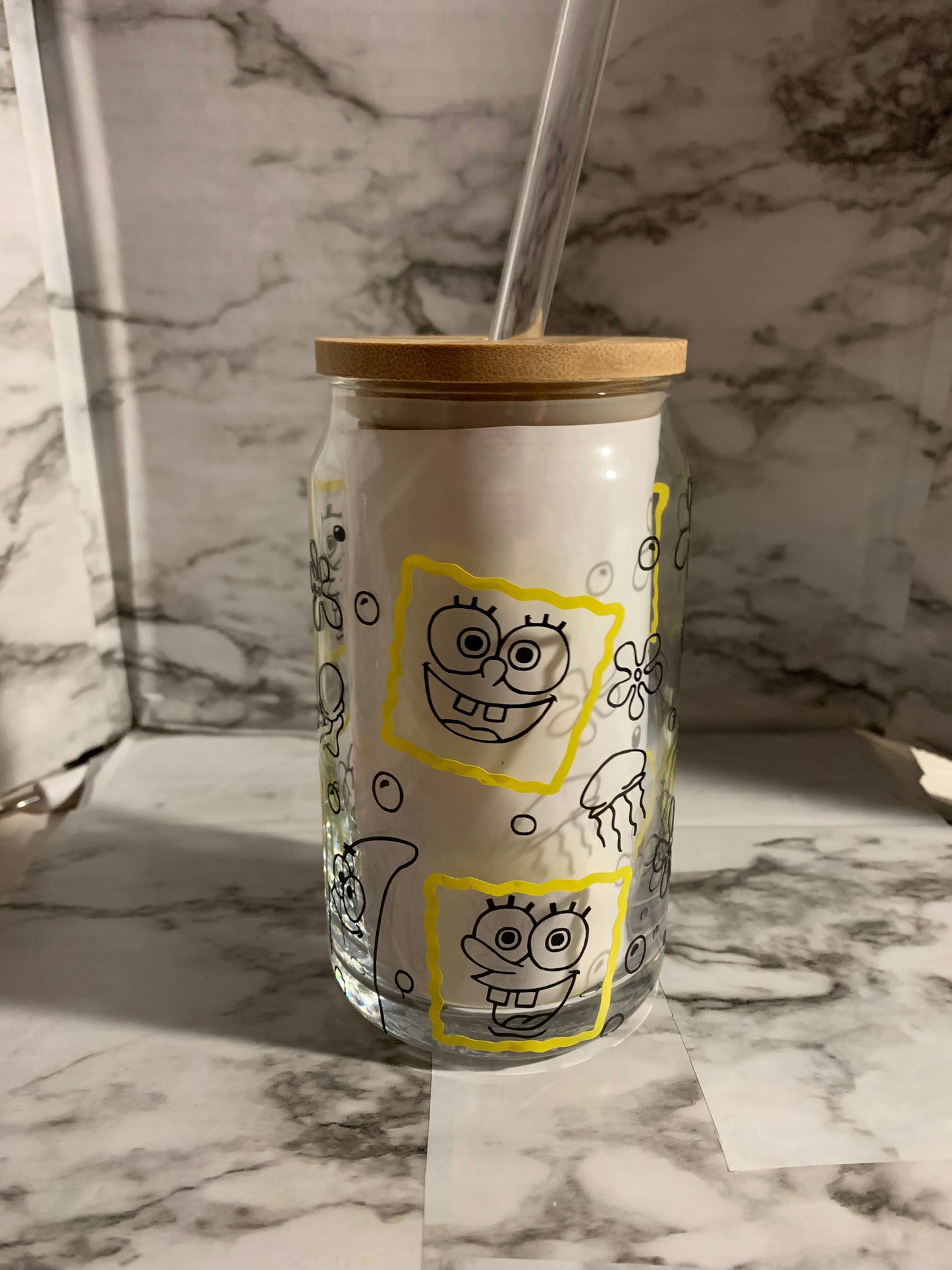 Sponge Cartoon 20 oz Libbey