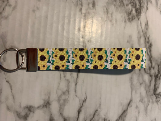 Sunflower Field Wristlet