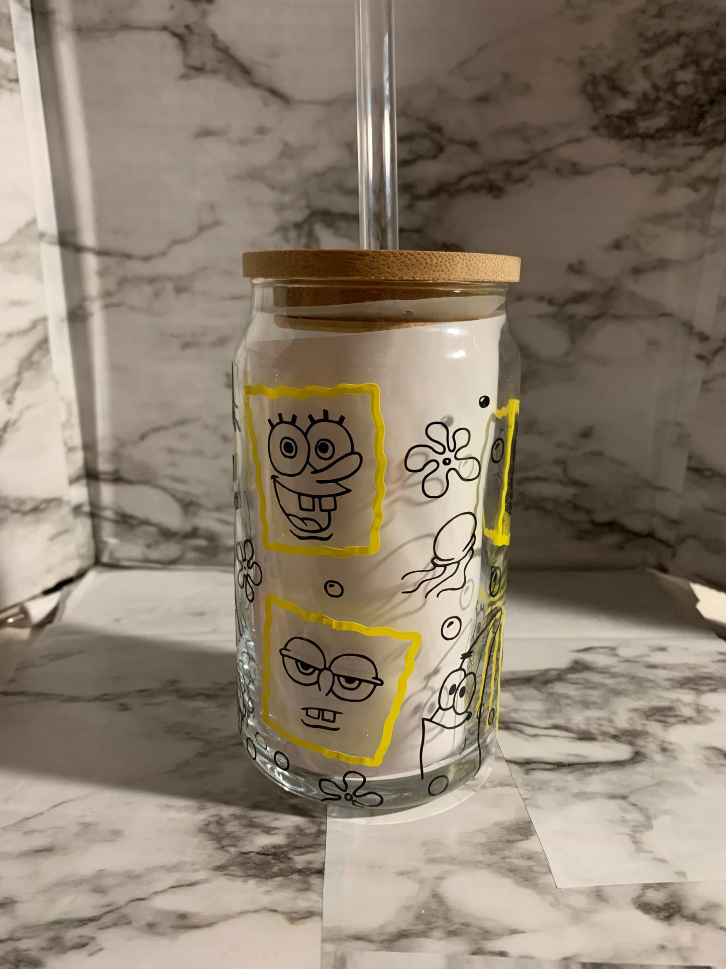 Sponge Cartoon 20 oz Libbey