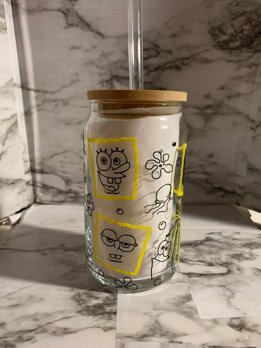 Sponge Cartoon 20 oz Libbey