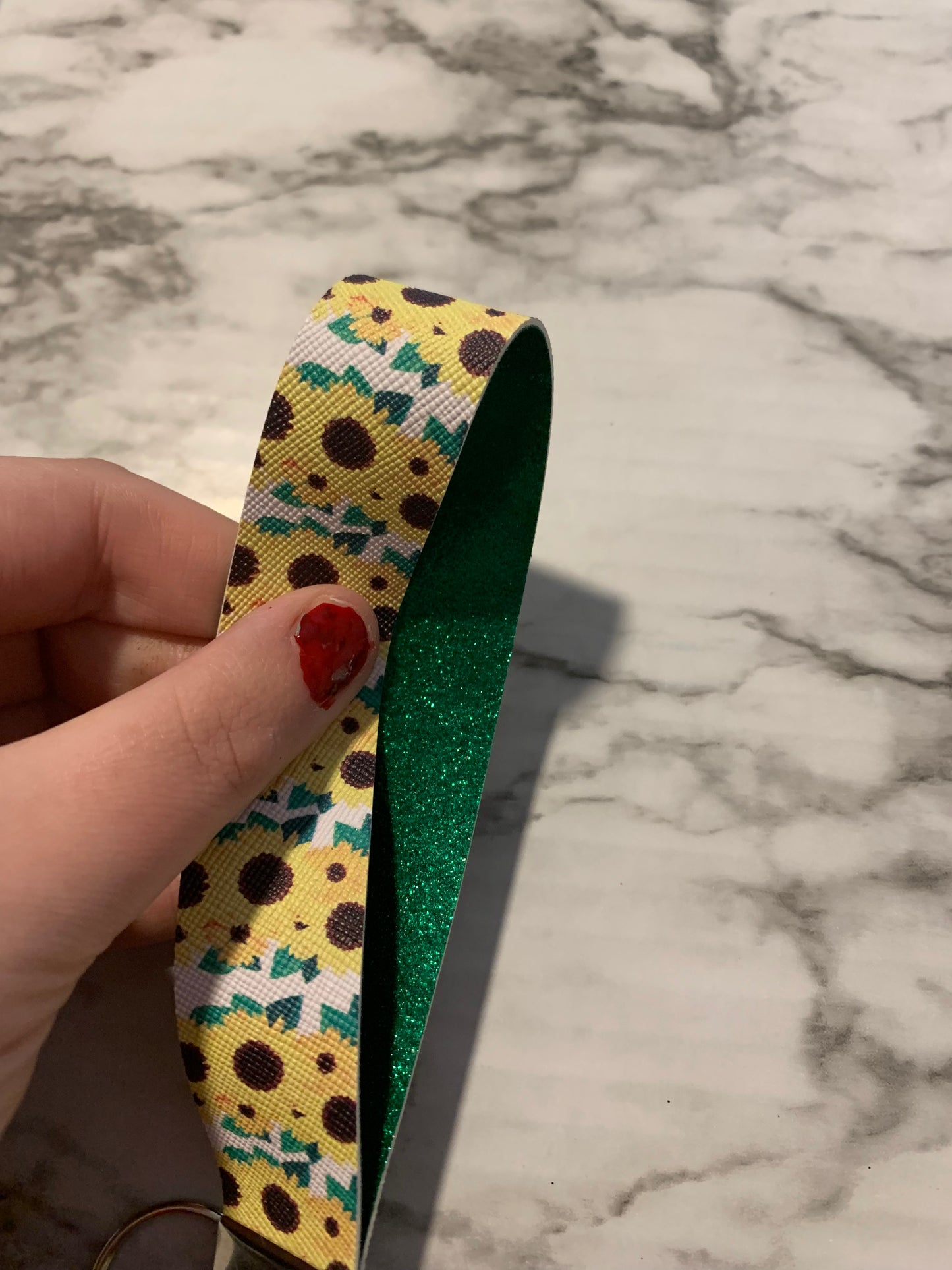 Sunflower Field Wristlet